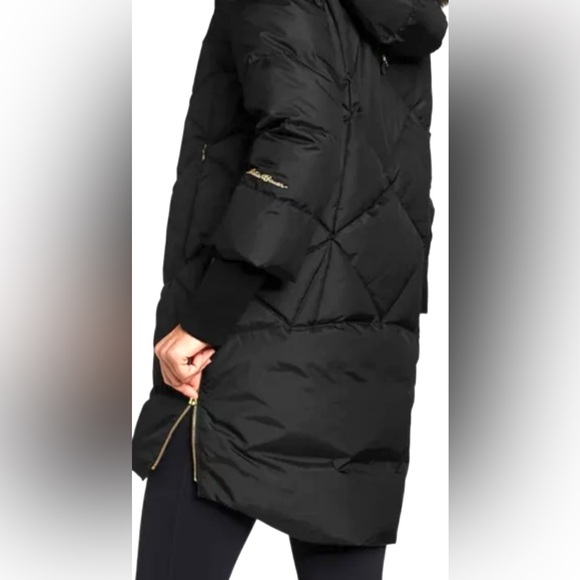 Eddie Bauer Limited Edition centennial warm Puffer Jacket with Fur Hood - Picture 6 of 17